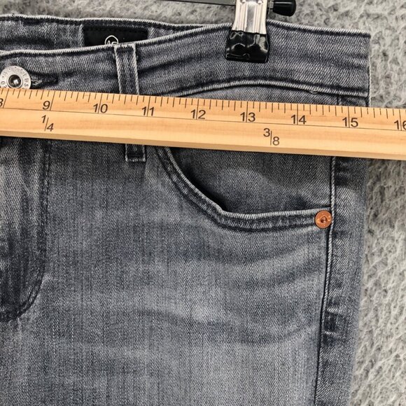 AG Adriano Goldschmied Jeans Womens 29 Gray Houndstooth Leggings Ankle Skinny - Picture 12 of 14